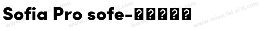 Sofia Pro sofe字体转换